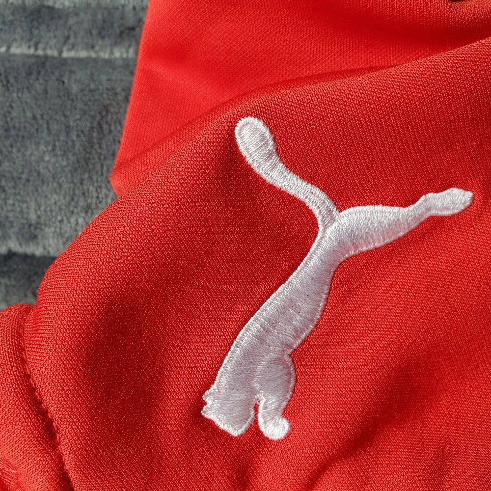 Puma Baby Boy Track Jacket 12 Months Red Black Zip Athletic - Picture 6 of 7